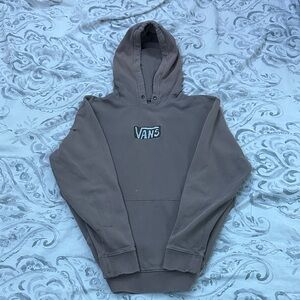 Distressed Vans Men's Vintage Taupe Hoodie